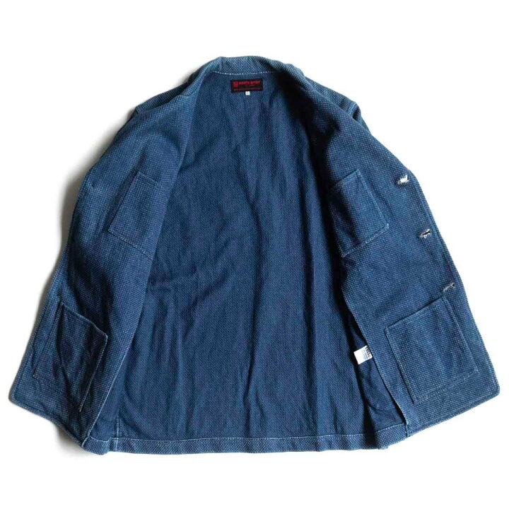 楽天市場】【美品/ビッグサイズ42】EVISU 【刺し子 テーラード 