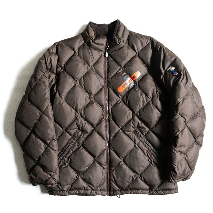楽天市場】【定番人気】PAPAS【プリントロゴ ダウン ジャケット】48  