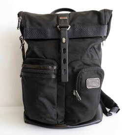 【美品】 TUMI トゥミ 【222388HK2/ALPHA BRAVO Roll Top Backpack】ロールトップ リュック ビジネス バッグ