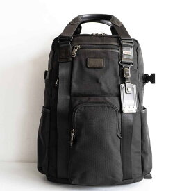 【美品】 TUMI トゥミ 【22380DH/Alpha Bravo backpack】ブラック リュック ビジネス バッグ