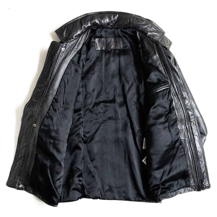 楽天市場】【美品】KADOYA【MACEES レザー カー コート】L ブラック 