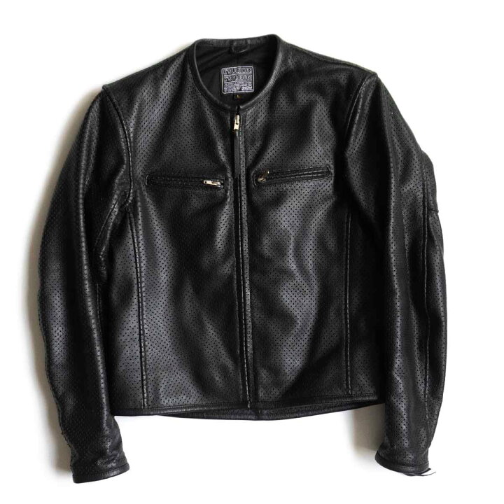 楽天市場】【美品】KADOYA【パンチング シングルライダースジャケット 