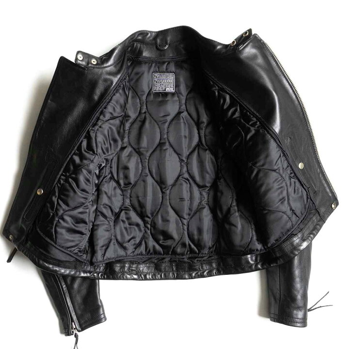 楽天市場】KADOYA カドヤ KS LEATHER キルティング中綿ライナー付 