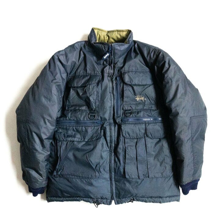 楽天市場】【希少/90s】OLD STUSSY【リバーシブル ダウン ジャケット 