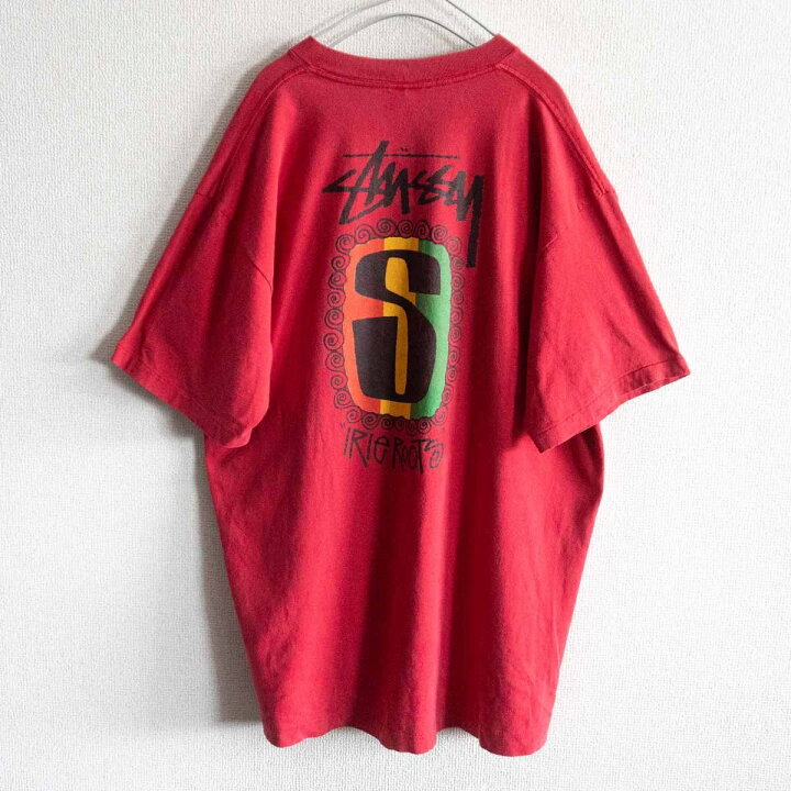 楽天市場】【80s/USA製】STUSSY【S ラスタカラー ロゴ Tシャツ】XXL 