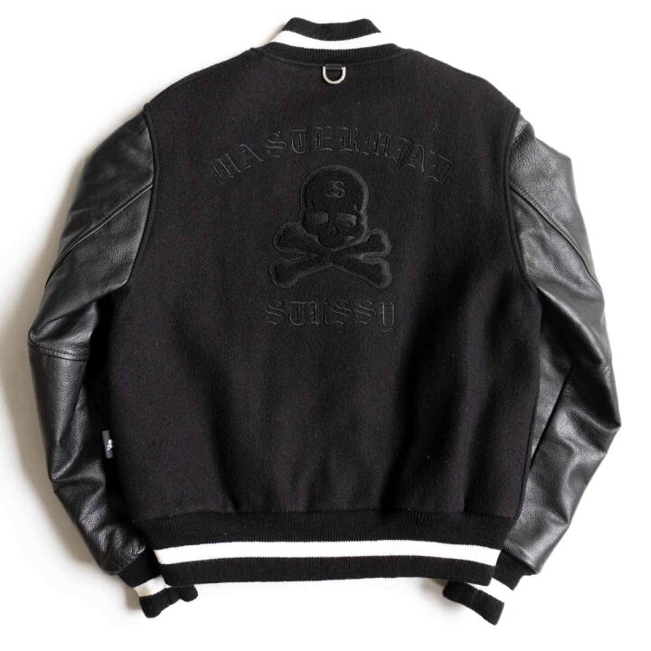 楽天市場】【希少】STUSSY【GB Sport mastermind Skull Varsity Jacket 
