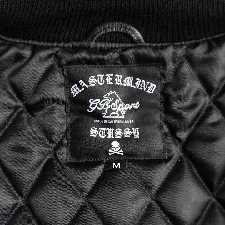 楽天市場】【希少】STUSSY【GB Sport mastermind Skull Varsity Jacket 