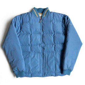 【希少/90s】STUSSY OUTDOOR【ダウン ジャケット】 M ブルー 90年代 オールド ステューシー アウトドア OLD 古着