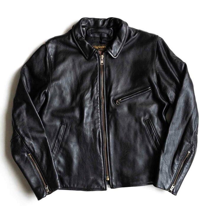 楽天市場】【美品】 VANSON 【ENF エンフィールド シングル ライダース 