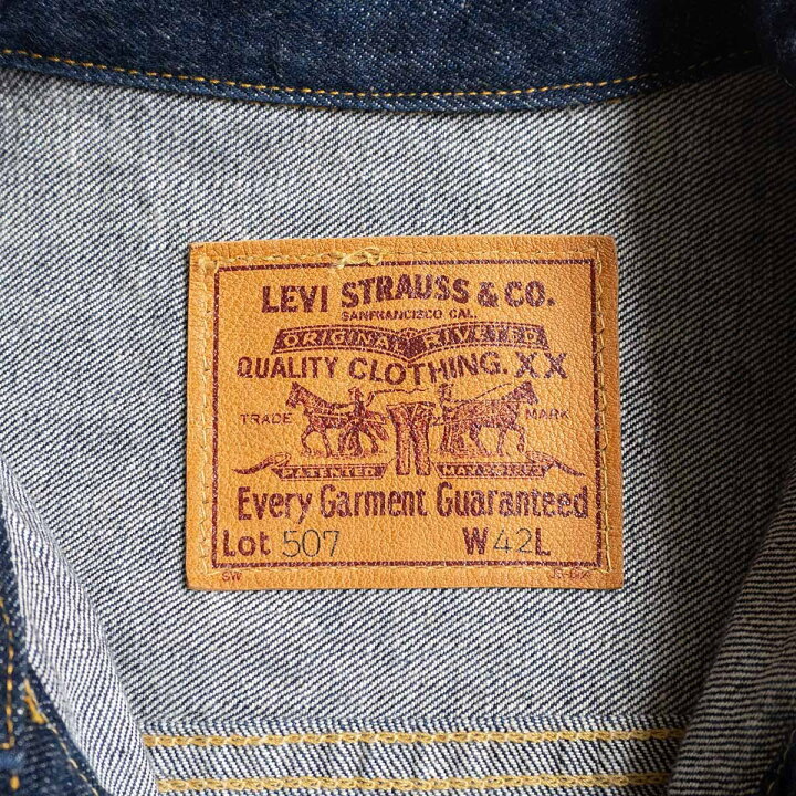 楽天市場】【希少サイズ42/濃紺】 LEVI