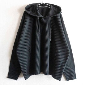 【美品】 HOMME PLISSE ISSEY MIYAKE【プリーツ パーカー】 オムプリッセ イッセイミヤケ 2404405