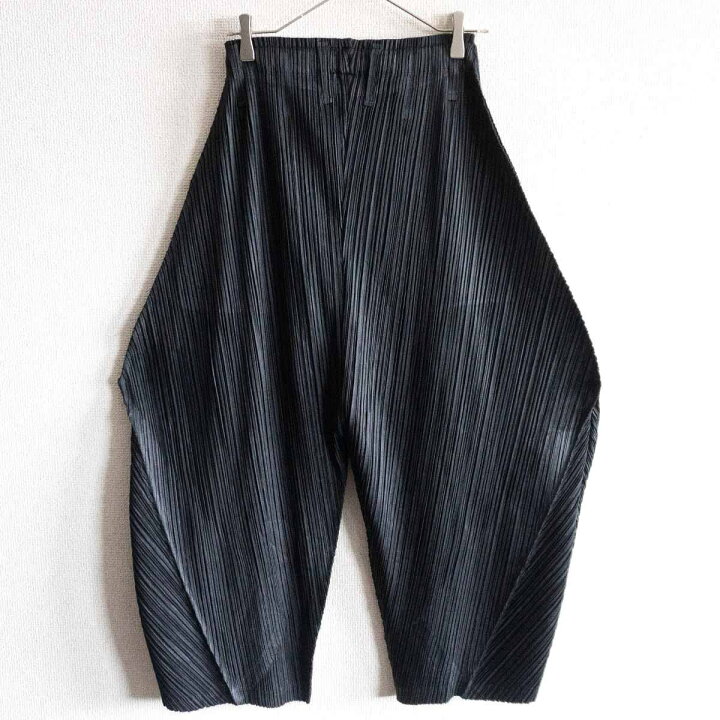 楽天市場】【美品】 PLEATS PLEASE【プリーツ 変形 ワイドパンツ 