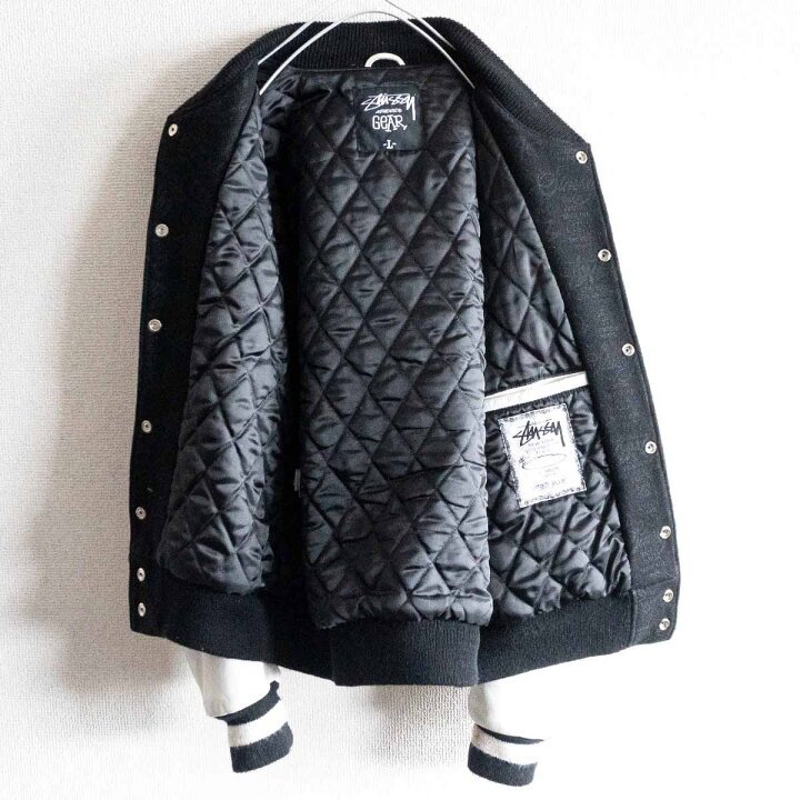 楽天市場】【希少】STUSSY【25th WORLD TOUR スタジャン】L オールド 