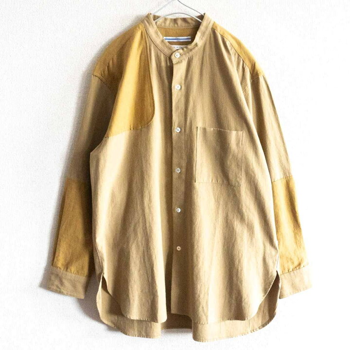 楽天市場】【極美品】CristaSeya 【 PATCHED Mao Shirt】M コットン 