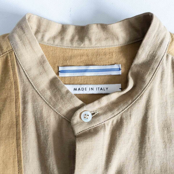 楽天市場】【極美品】CristaSeya 【 PATCHED Mao Shirt】M コットン 