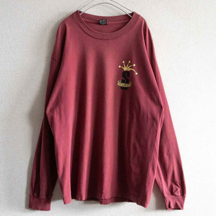 楽天市場】【希少/80s】OLD STUSSY【クラウンロゴ ロンT】 L 80年代 