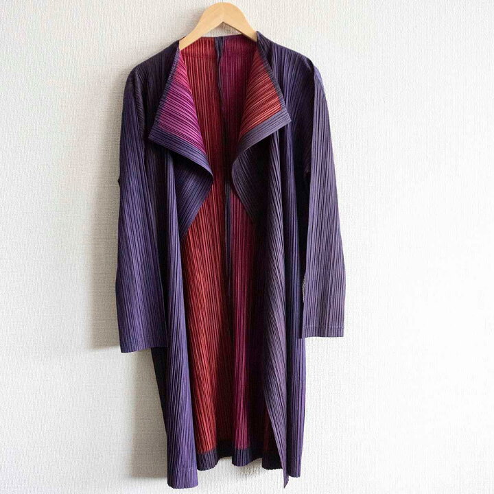 楽天市場】【極美品】 PLEATS PLEASE【プリーツ ロング カーディガン  