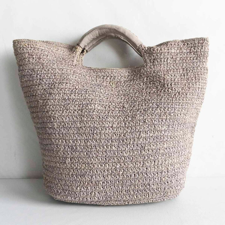 楽天市場】【美品】HELEN KAMINSKI【レザーハンドル ラフィア トート  
