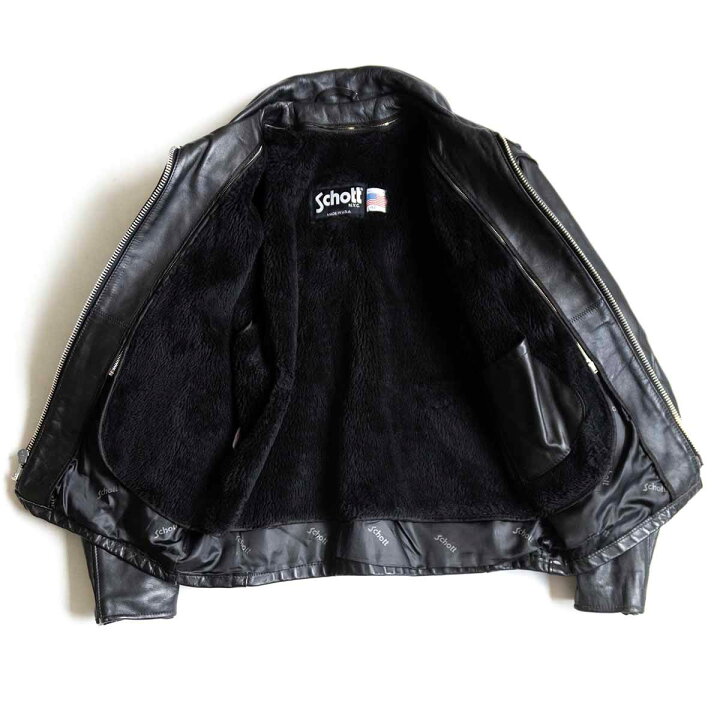 楽天市場】【美品/ビッグサイズ】SCHOTT【652/シングルライダース 