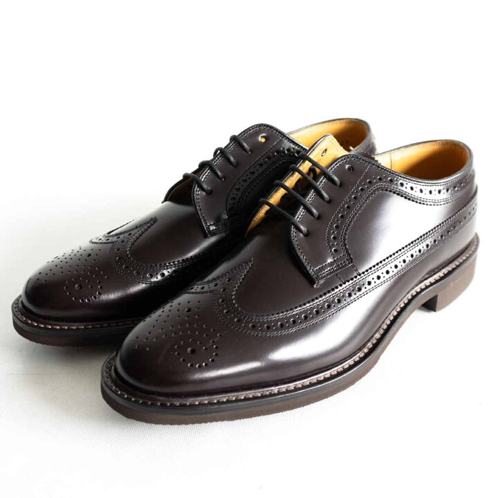 楽天市場】【未使用品】REGAL【W218/GEOXソール/ウイングチップ レザー 