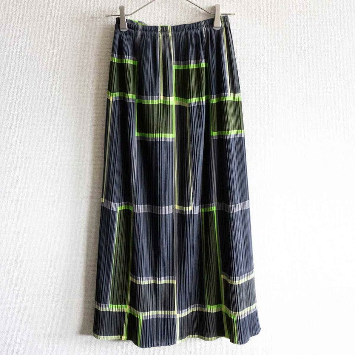 楽天市場】【美品】 PLEATS PLEASE【プリーツ チェック ロング 