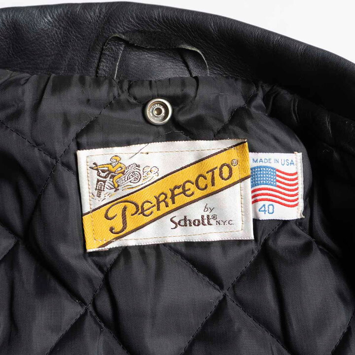 楽天市場】【美品】SCHOTT【118/ダブルライダース ジャケット】40 