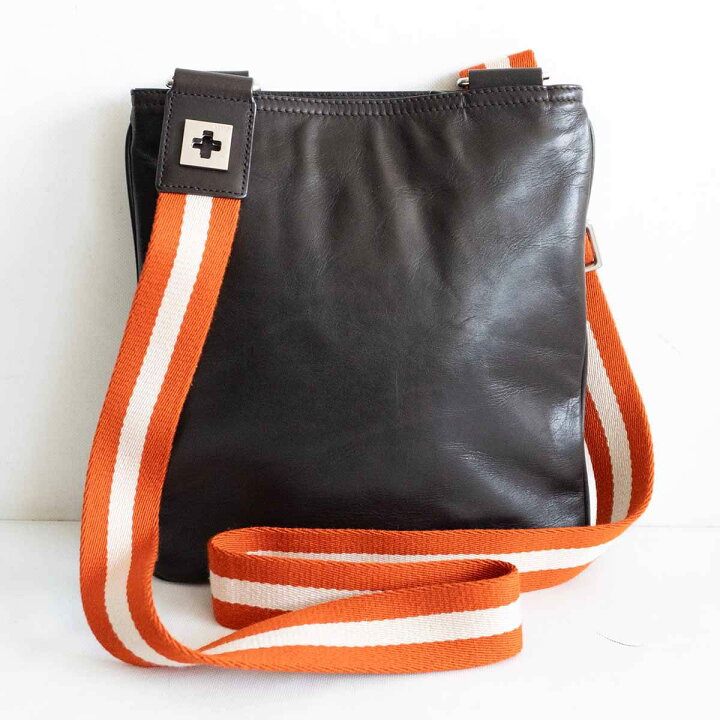 楽天市場】【美品】BALLY 【レザー ショルダーバッグ】ブラウン  