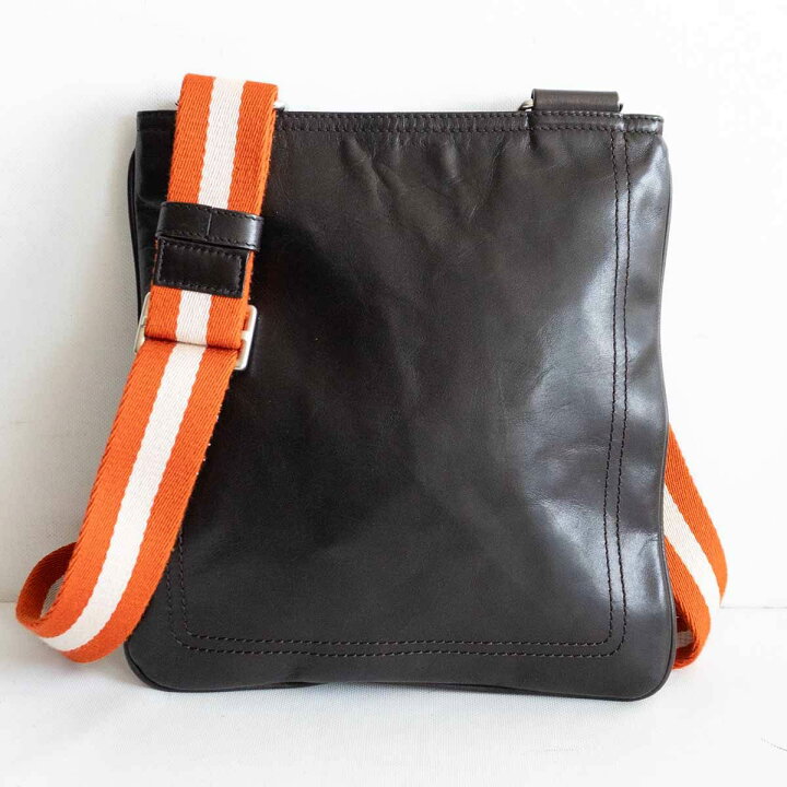 楽天市場】【美品】BALLY 【レザー ショルダーバッグ】ブラウン  
