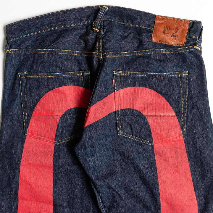 楽天市場】【雰囲気抜群/濃紺】EVISU 【LOT.2000 デニムパンツ】36×35 