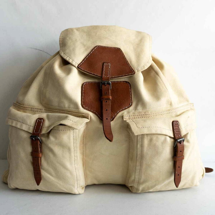 楽天市場】【雰囲気抜群】RRL 【キャンバス×レザー リュック】バッグ  