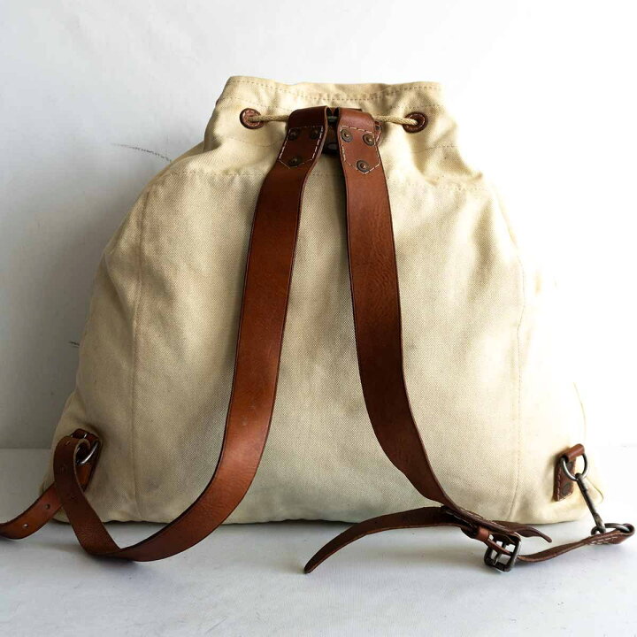楽天市場】【雰囲気抜群】RRL 【キャンバス×レザー リュック】バッグ  