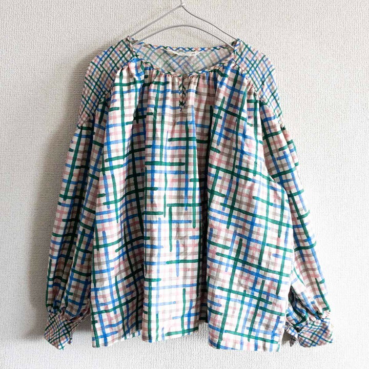 楽天市場】【美品】mina perhonen【minamo ブラウス】38 ミナ 