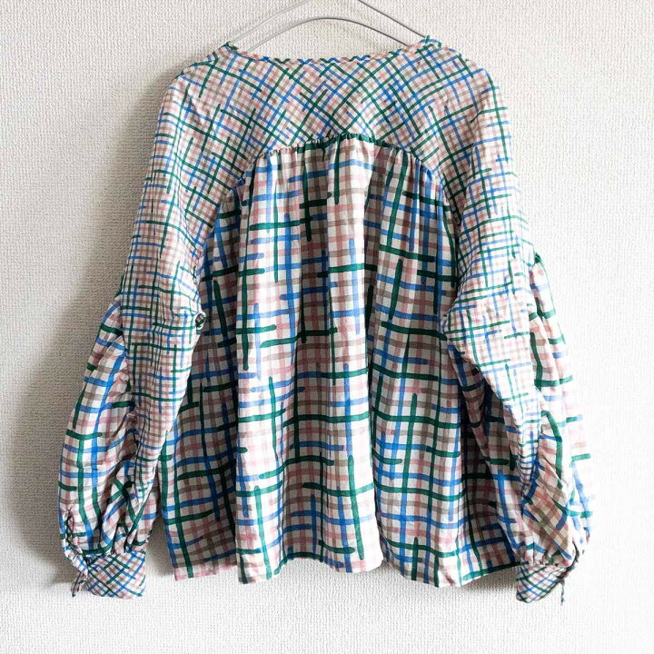 楽天市場】【美品】mina perhonen【minamo ブラウス】38 ミナ 