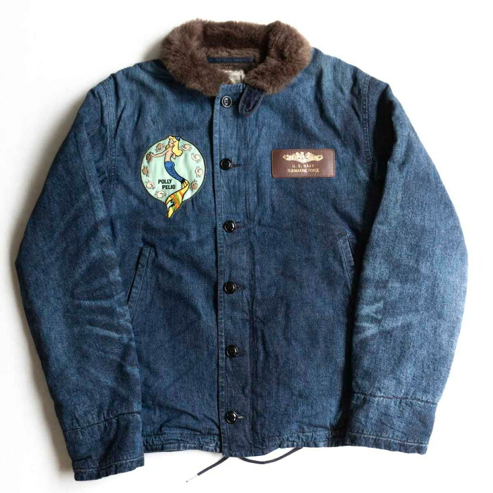 楽天市場】【美品】TOYS McCOY【N-1 DECK JACKET DENIM SUBMARINE 