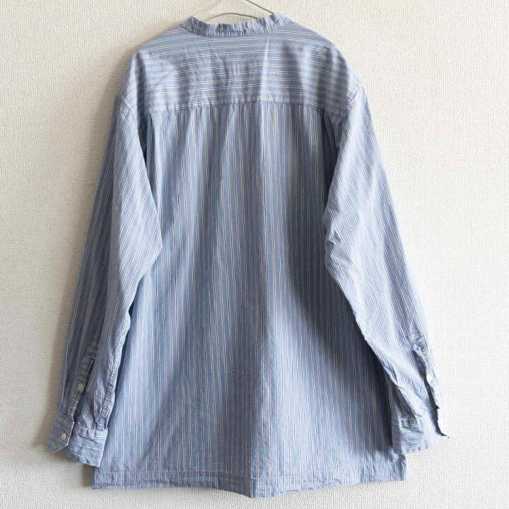 楽天市場】【美品】CASEY CASEY【DENVER SHIRT】L バンドカラー 