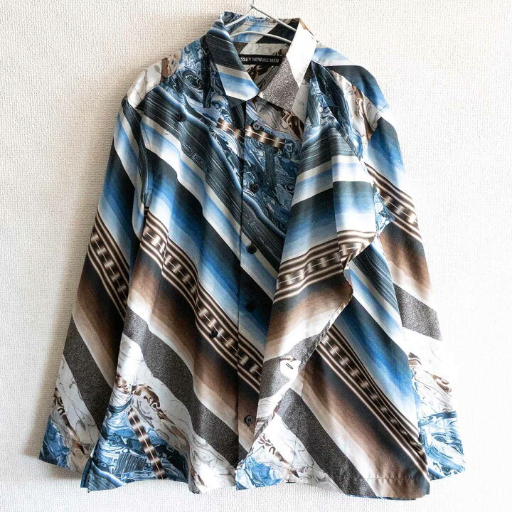 楽天市場】【18SS】ISSEY MIYAKE MEN【地層柄 変形 シャツ】イッセイ 