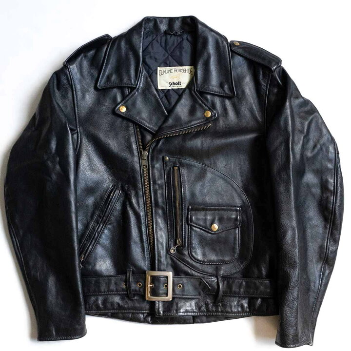 楽天市場】【美品】SCHOTT【611H/ダブルライダース ジャケット】40 