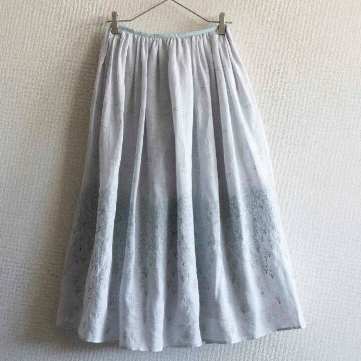 楽天市場】【極美品】mina perhonen【forest to birdスカート】36 ミナ 