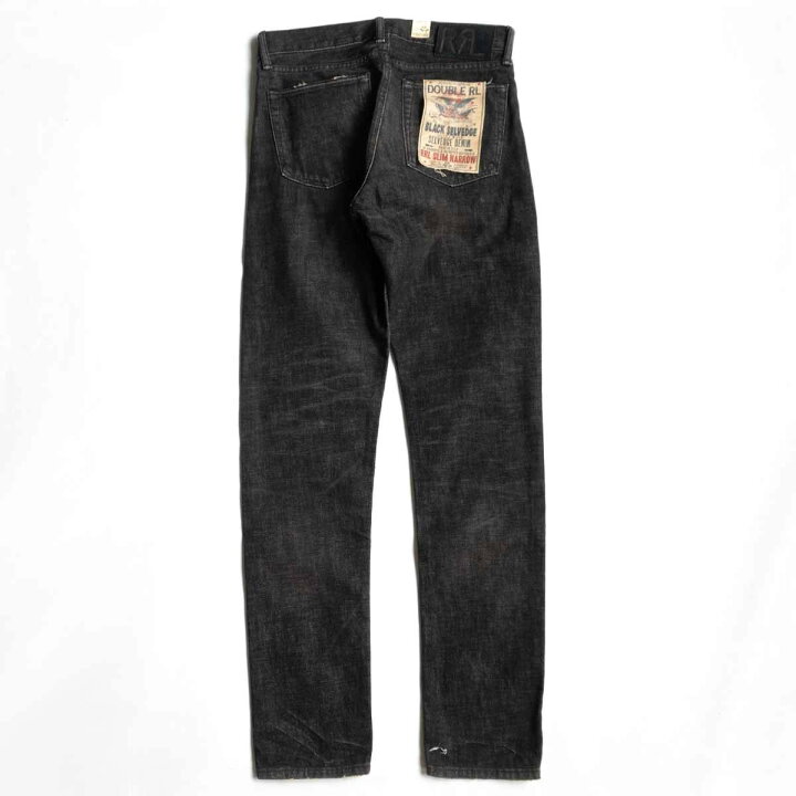 楽天市場】【未使用品】RRL【SLIM NARROW BLACK JEANS】30×32 アメリカ 