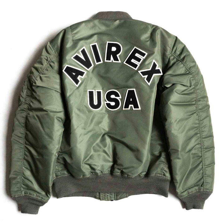 楽天市場】【美品/ビッグサイズ】AVIREX【MA-1 フライトジャケット】XL 