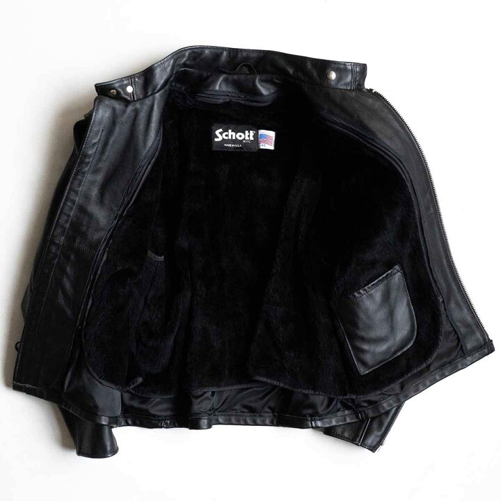 楽天市場】【美品/ビッグサイズ】SCHOTT【641/シングルライダース  