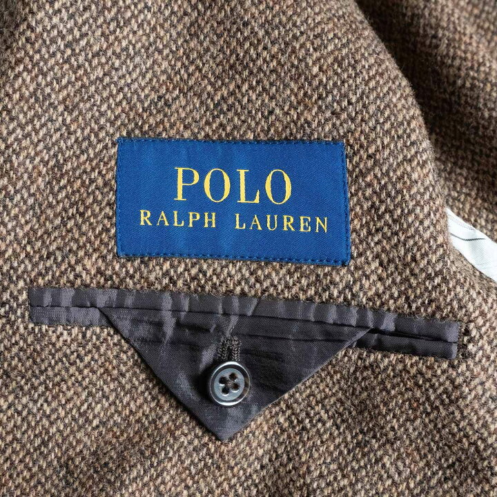 楽天市場】【美品】POLO RALPH LAUREN 【エルボーパッチ ツイード 