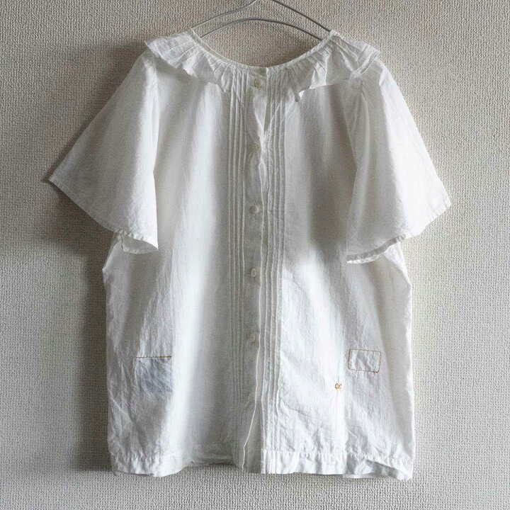 楽天市場】【美品】45R【インドカディdeフリルカラーブラウス】 フォー 