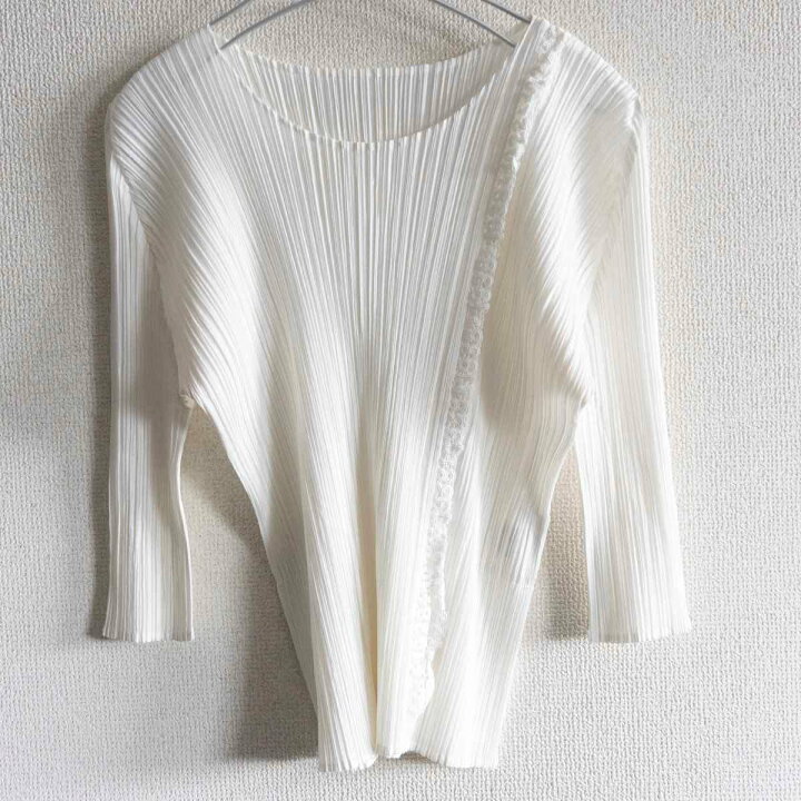 楽天市場】【美品】 PLEATS PLEASE【フリンジ カットソー】 プリーツ 