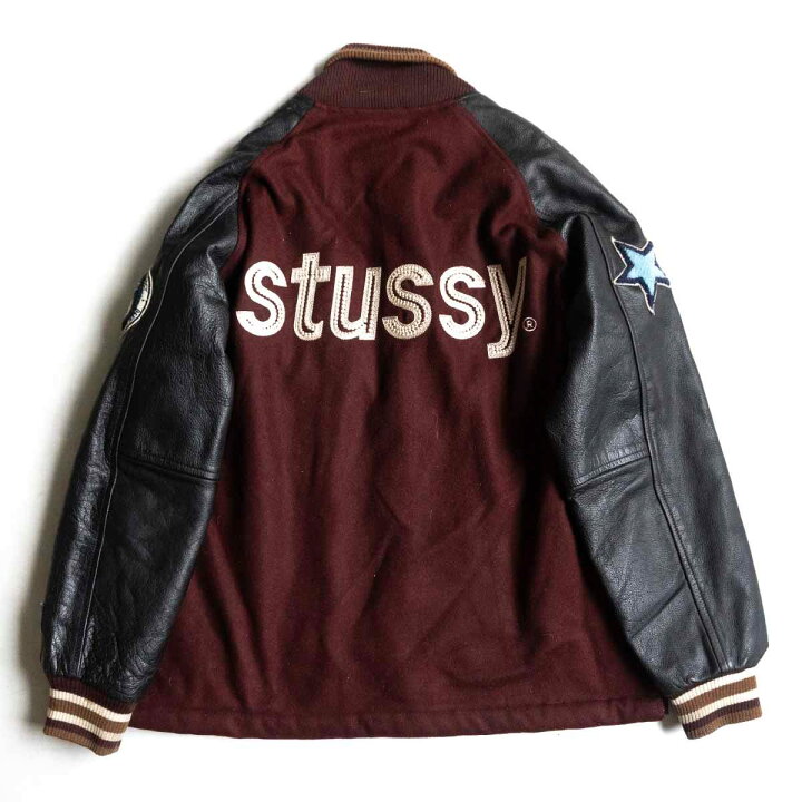 楽天市場】【希少】STUSSY【15th Anniversary スタジャン】M オールド