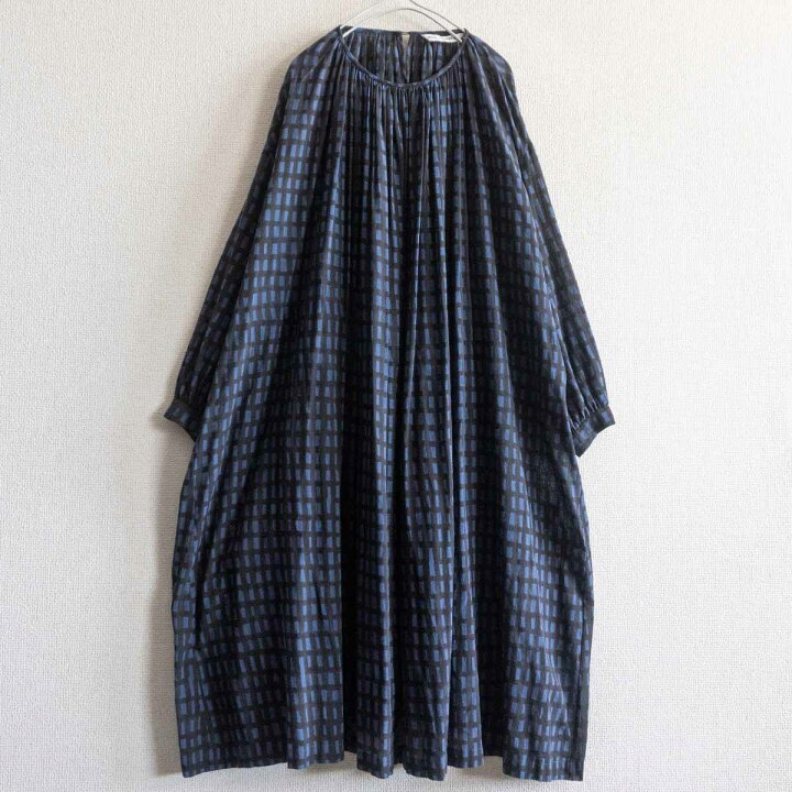 楽天市場】【美品】mina perhonen【sora check ドレス】36 ワンピース  