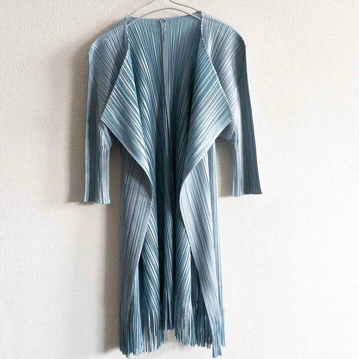 楽天市場】【美品】PLEATS PLEASE【プリーツ ロングカーディガン  