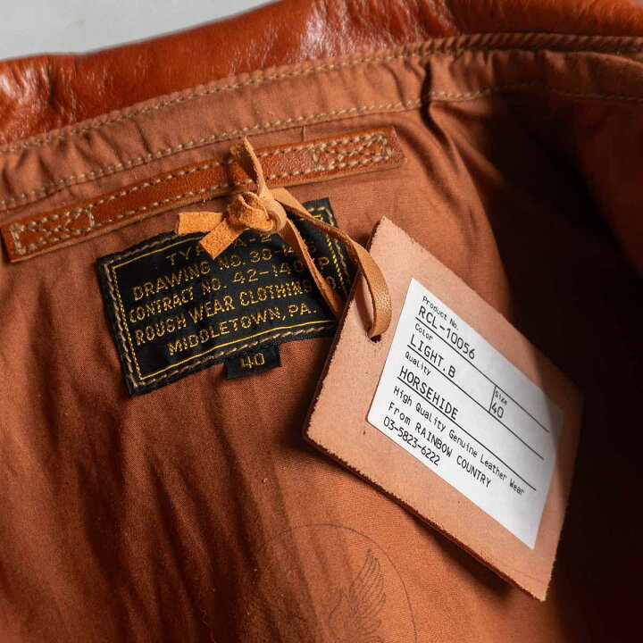 楽天市場】【美品】RAINBOW COUNTRY【ROUGH WEAR CLOTHING CO. A-2  