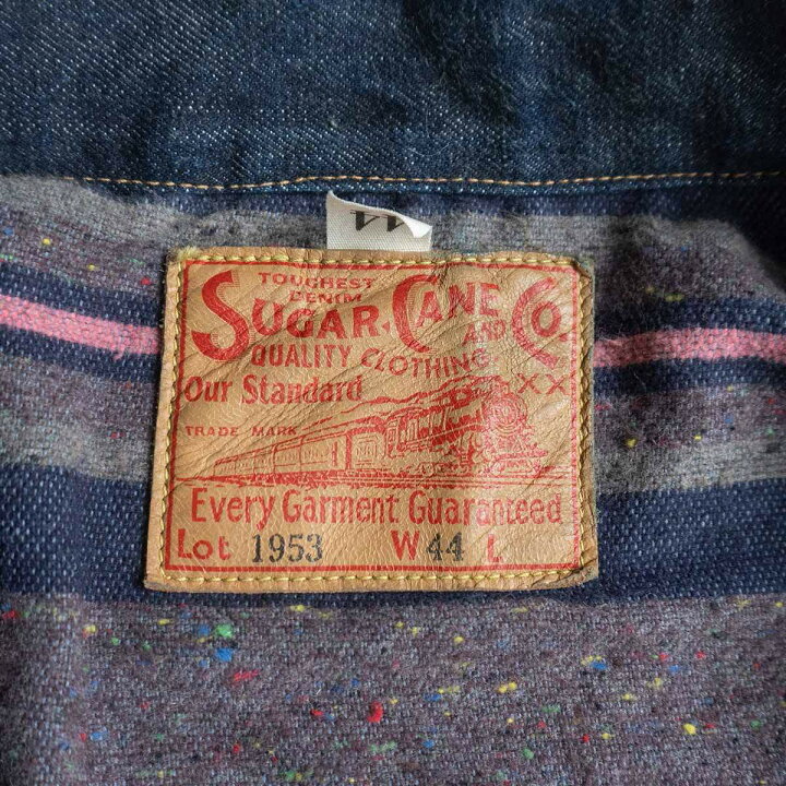 楽天市場】【濃紺】SUGAR CANE【DENIM BLANKET LINED JACKET】44 