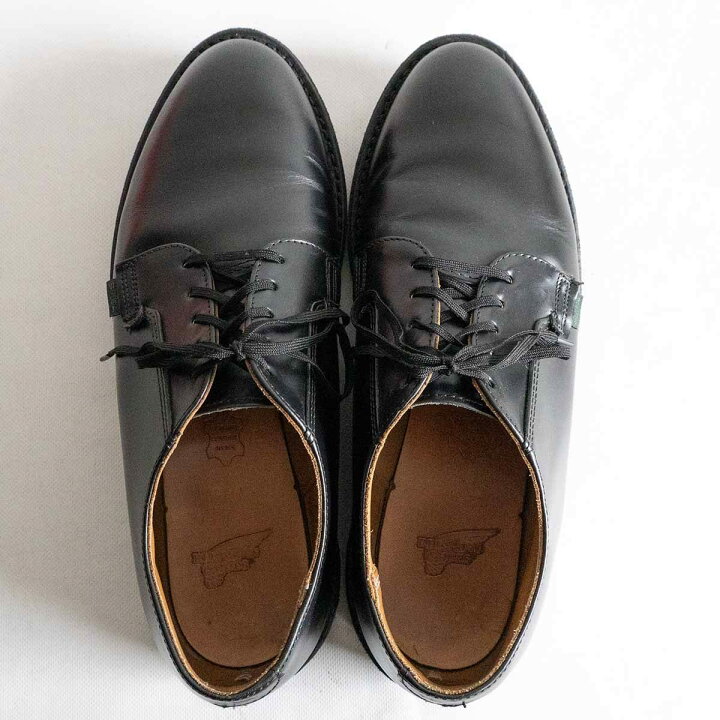 楽天市場】【美品】REDWING【101/POSTMAN OXFORD SHOES】US9D ブラック 